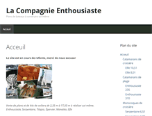Tablet Screenshot of enthousiaste.com